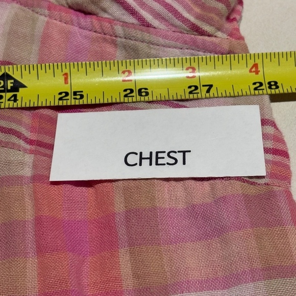 Land's End Women Long Sleeve Button Up Shirt Sz 3X Flip Cuff Roll Tab Breathable - Picture 10 of 11